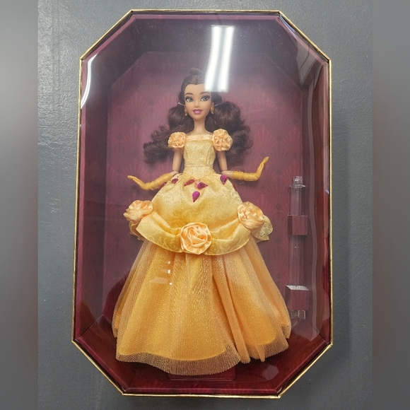 Mattel Princess Belle "Beauty and the Beast Doll" in Yellow Gown, NRFB NIB - Picture 1 of 8